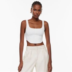 Sculpt Knit Bustier Tank